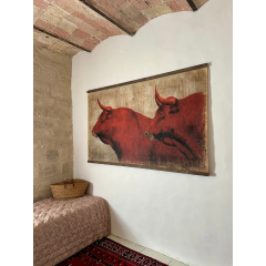 TAUREAUX - RED BULLS (200x120cm)